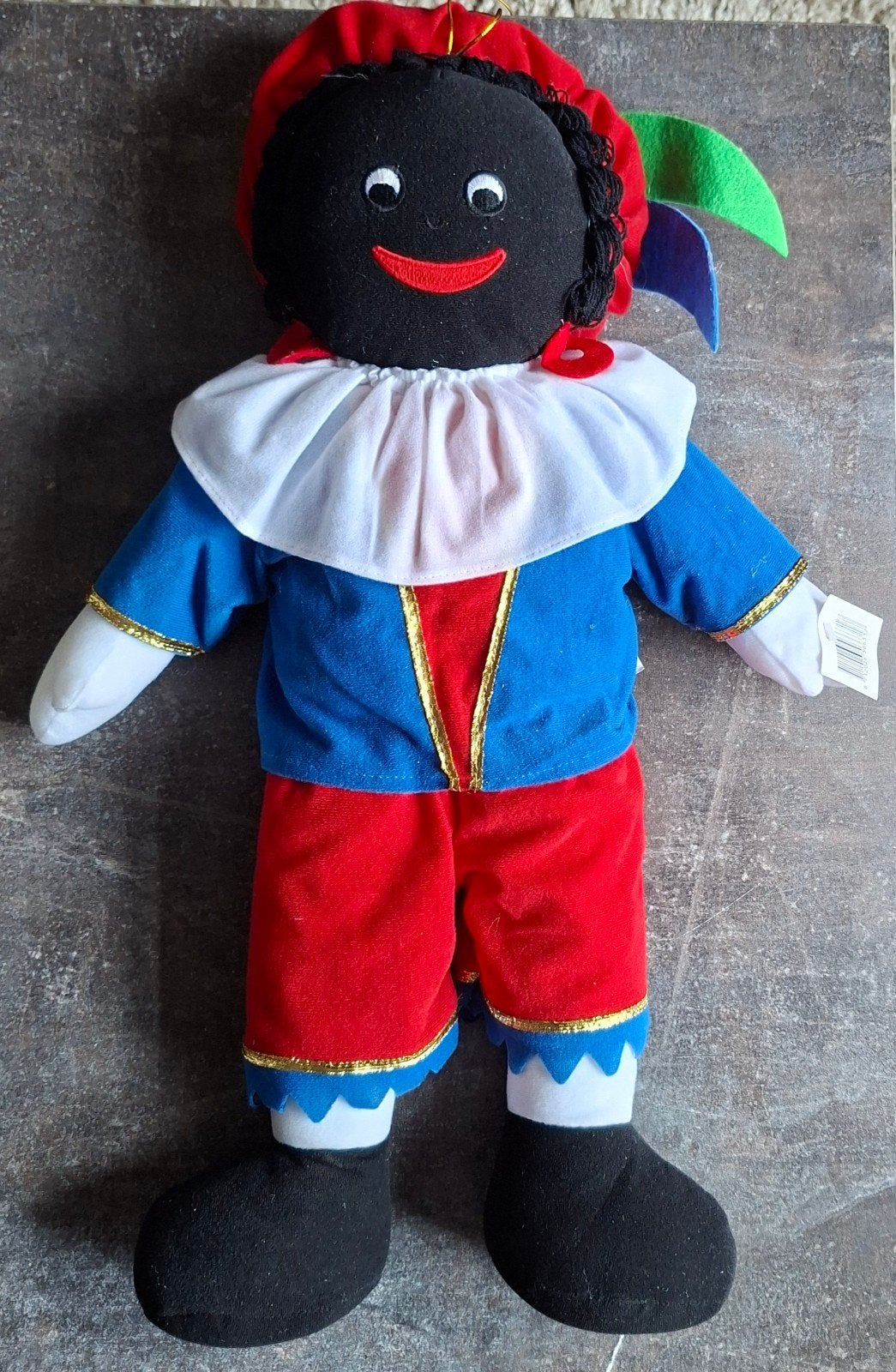 Grote stoffen Zwarte Piet pop ( Vintage), Ophalen of Verzenden