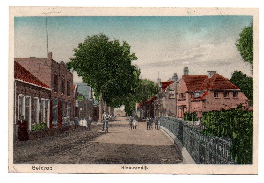 Geldrop Nieuwendijk 1927, Ophalen of Verzenden, 1920 tot 1940, Gelopen, Noord-Brabant