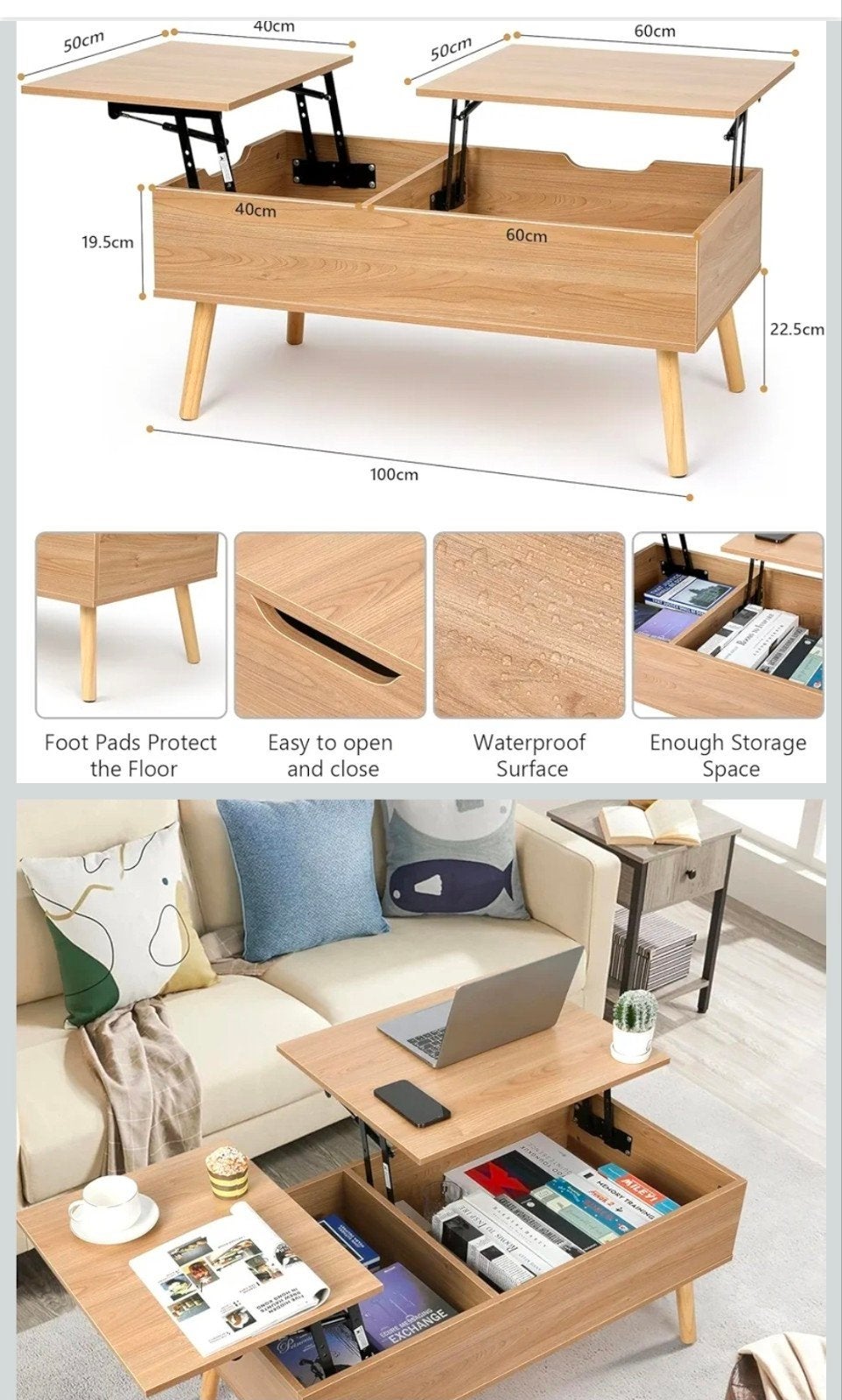 Nieuw Salontafel, Ophalen