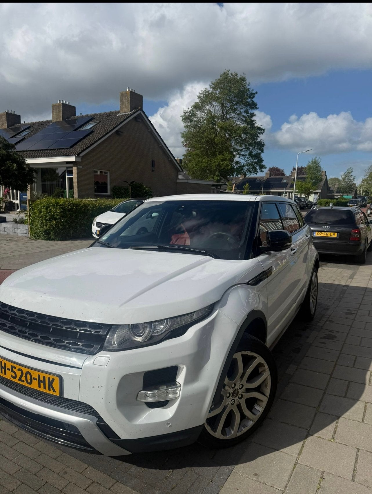 Land Rover Range Rover Evoque TD4 4WD 2012 Wit, Auto's, Land Rover, Euro 5, Lederen bekleding, 1800 kg, Wit