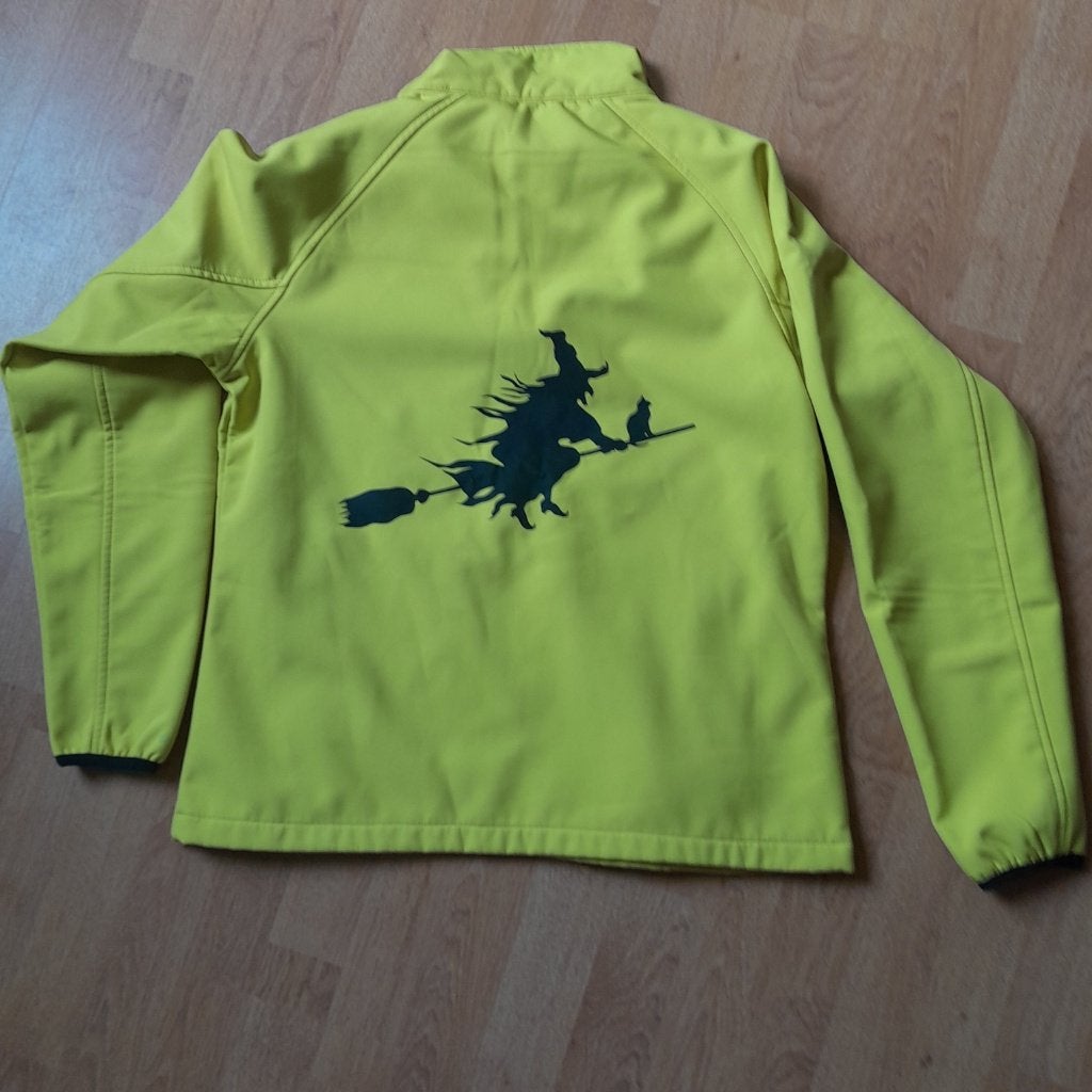 softshell jasje heks bezem geel, Overig, Geel, Maat 42/44 (L), Ophalen of Verzenden