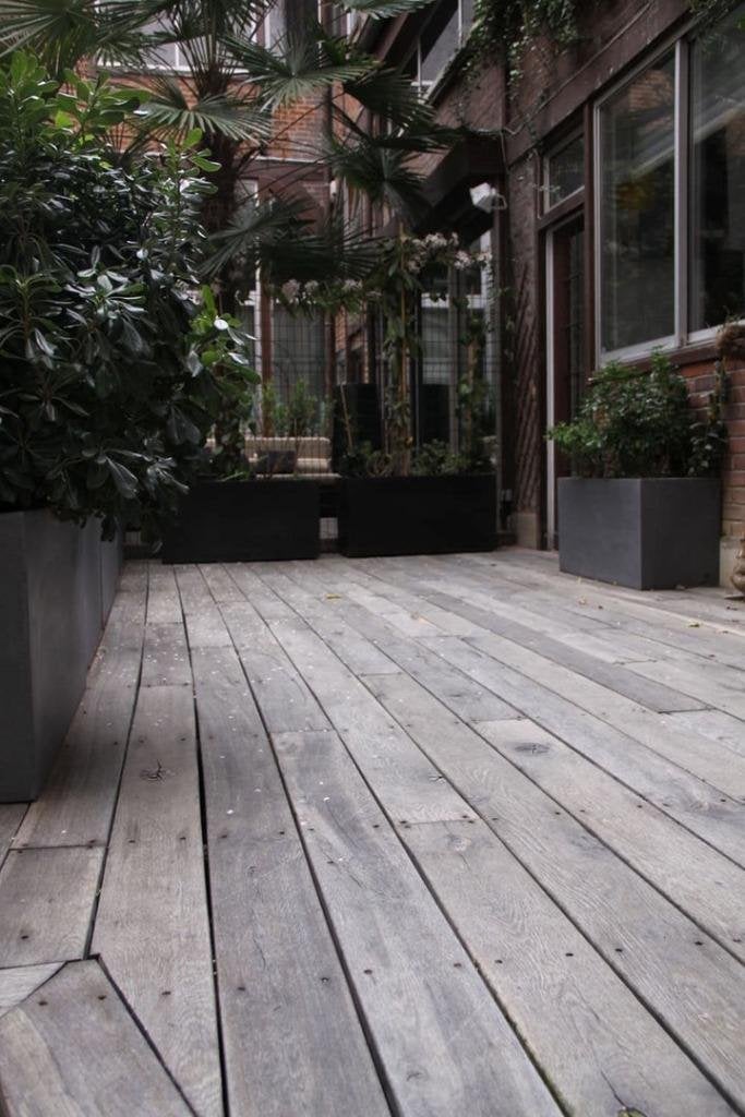 STEIGERPLANKEN DECKING GRIJS VERDUURZAAMD, Ophalen of Verzenden, Nieuw, 250 cm of meer, Planken