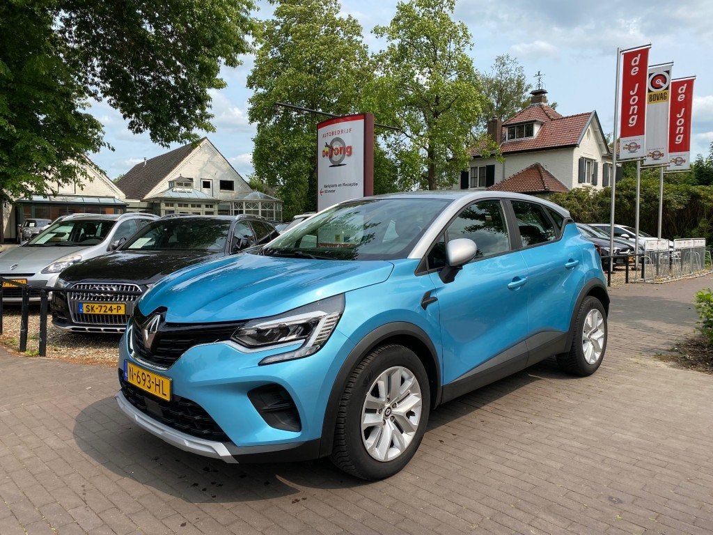 Renault CAPTUR 1.0 TCE ZEN / NAVI / CARPLAY / CRUISE CTR. /, Auto's, Voorwielaandrijving, Gebruikt, Euro 6, Blauw