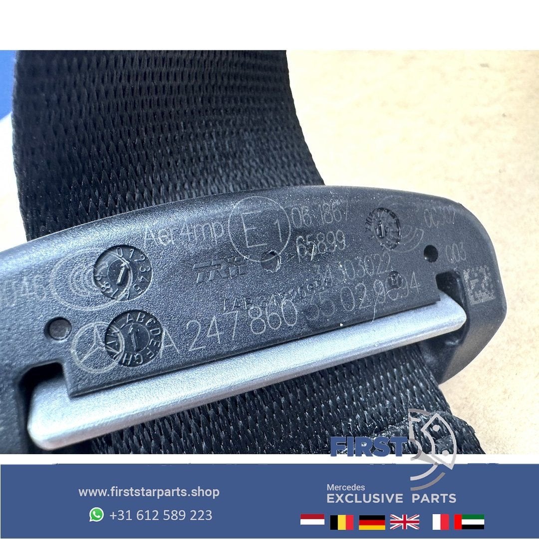 W247 GORDEL Mercedes B KLASSE GORDELS 2018-2026 ORIGINEEL A2, Gebruikt, -, Ophalen of Verzenden, -