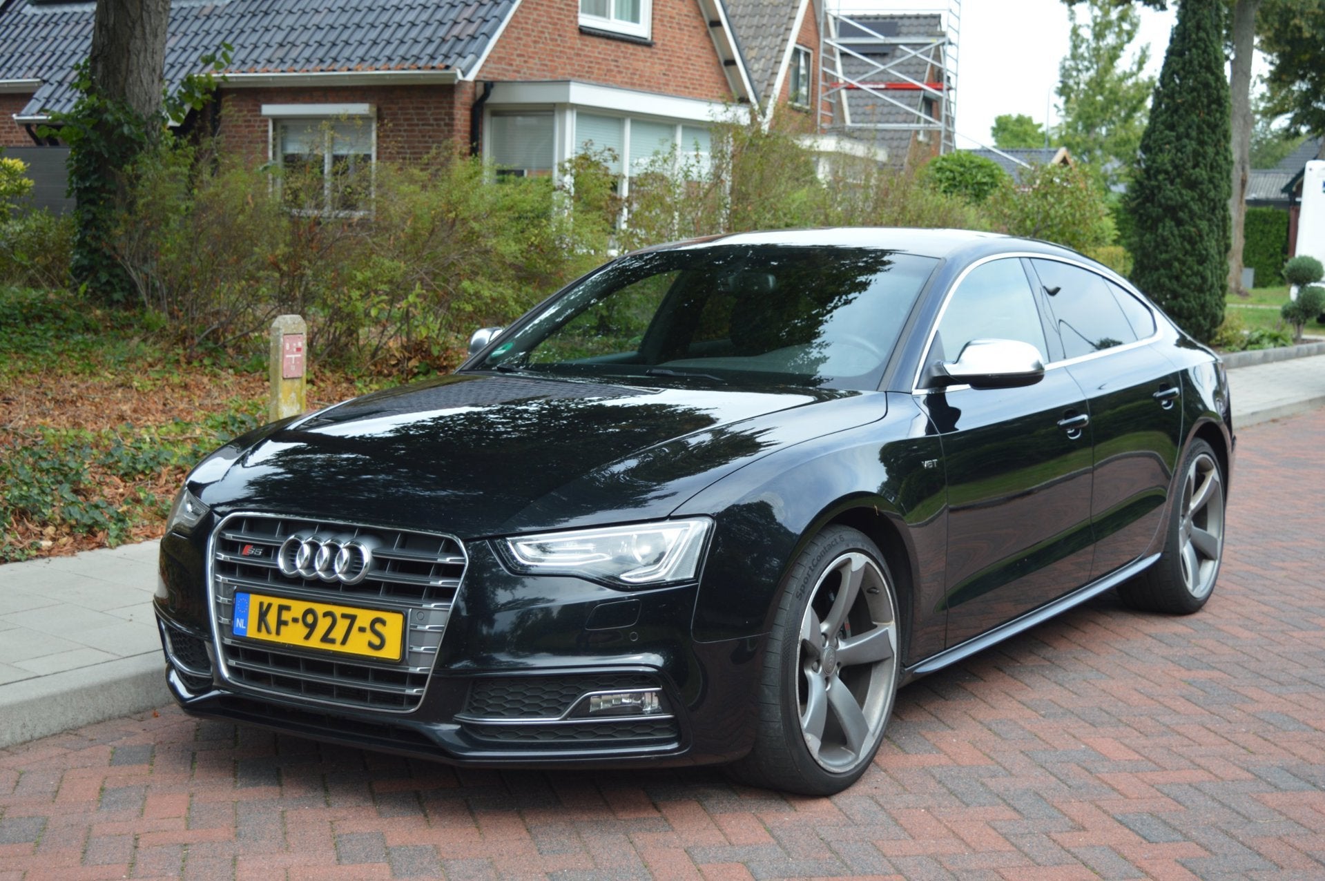 Audi A5 Sportback 3.0 TFSI S5 quattro dealer onderh/B&O, Auto's, Automaat, Gebruikt, Zwart, 4 stoelen