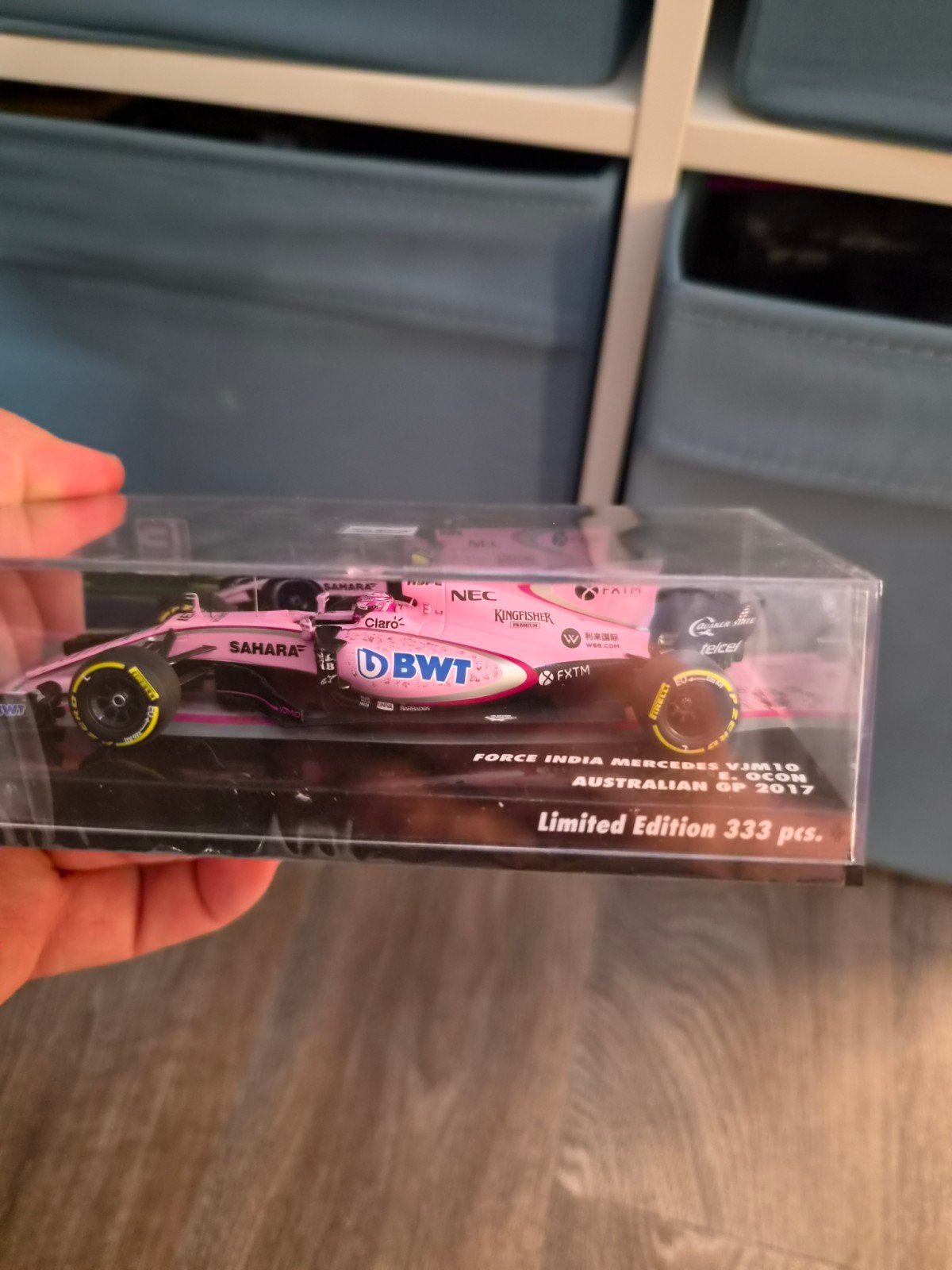 Esteban Ocon Force India Australian GP 2017 Minichamps 1/43, Hobby en Vrije tijd, Modelauto's | 1:43, Ophalen of Verzenden, Nieuw