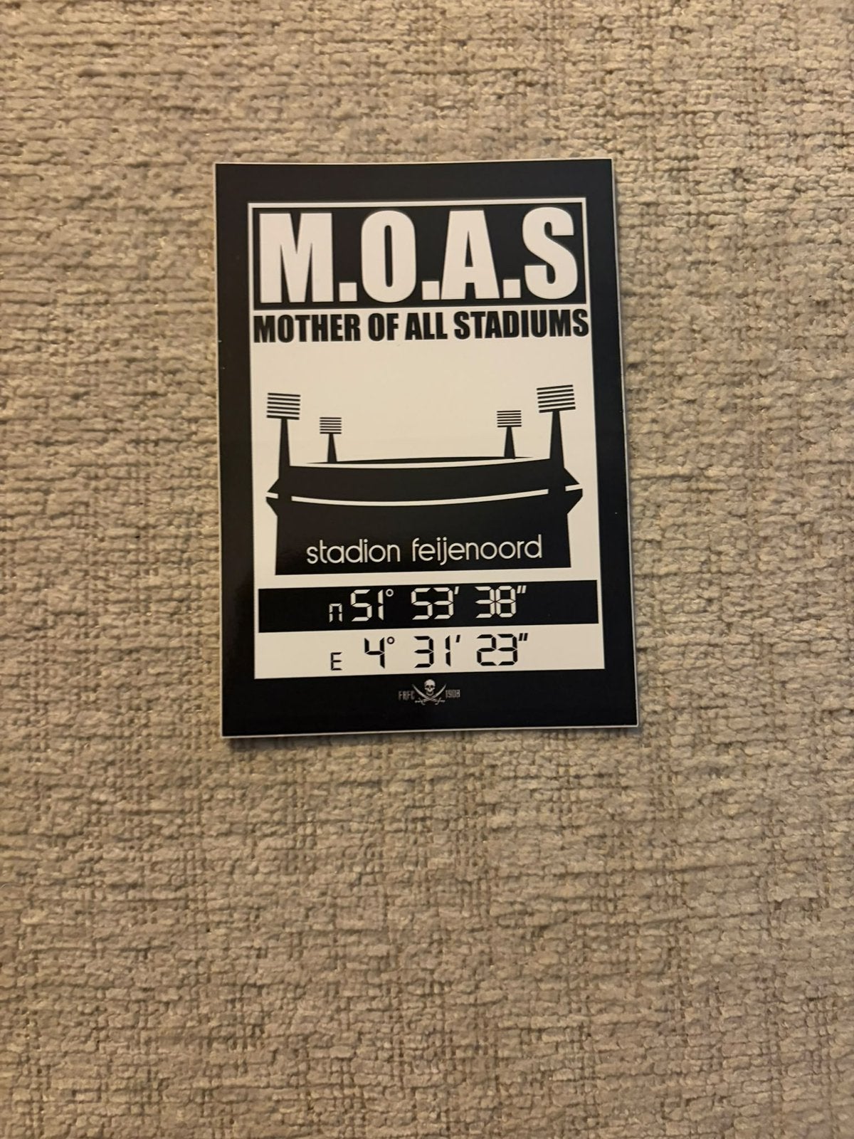 Feyenoord sticker, Ophalen of Verzenden, Zo goed als nieuw, Sport