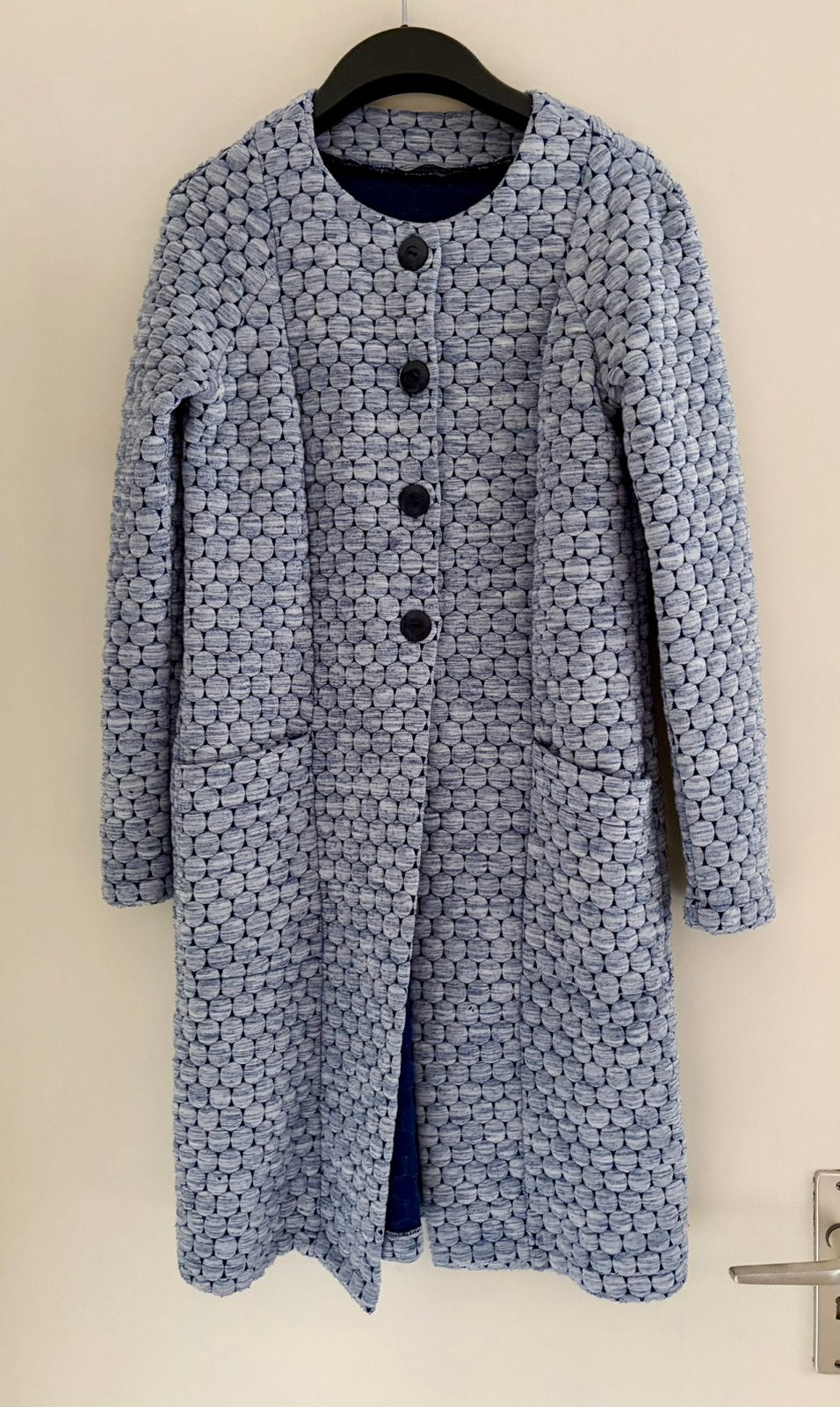 Supermooi jasje, M, Angelle Milan, Maat 38/40 (M), Blauw, Ophalen of Verzenden, Jasje