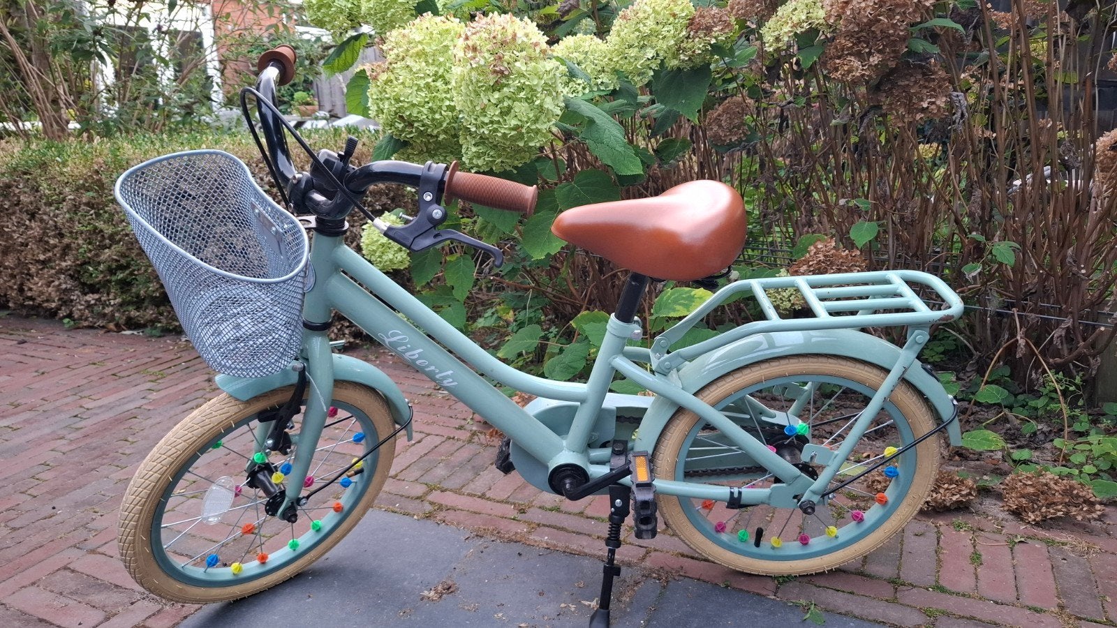 Meisjesfiets Liberty Spirit 16 inch groen, Ophalen, Gebruikt, 16 inch
