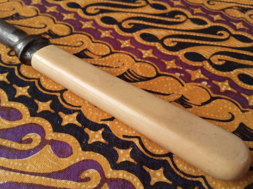 Mooie originele antieke wetstaal uit Engeland 31 cm. 1920., Ophalen of Verzenden
