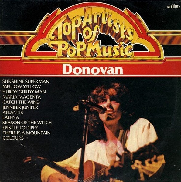 Donovan – Top Artists Of Pop Music, Ophalen of Verzenden, Gebruikt, 12 inch, Poprock