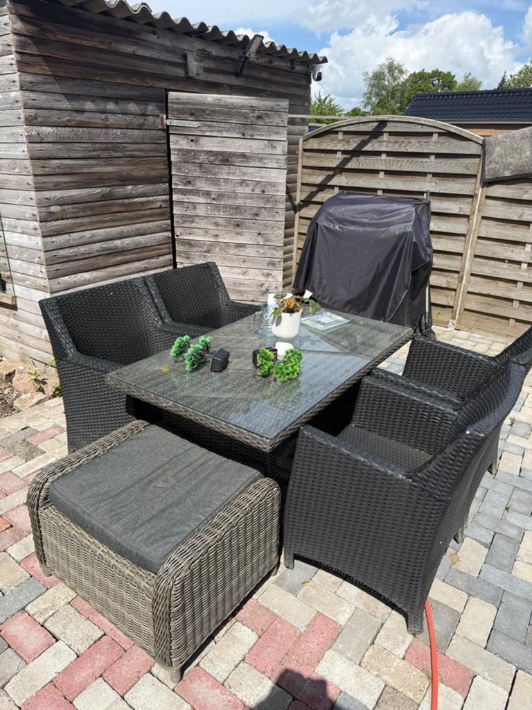 Tuinset, Ophalen of Verzenden, Zo goed als nieuw, Kunststof, Stoel