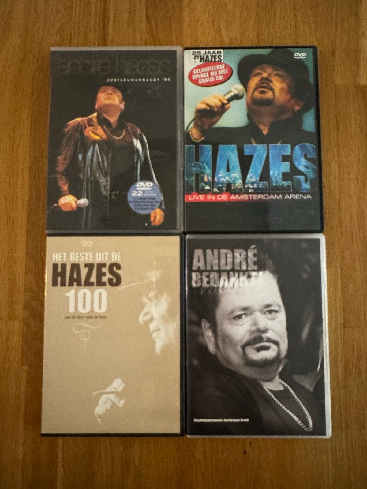 André Hazes DVD collectie: Het Beste uit, Jubileumconcert, B, Gebruikt, Alle leeftijden, Nederlands, Concert