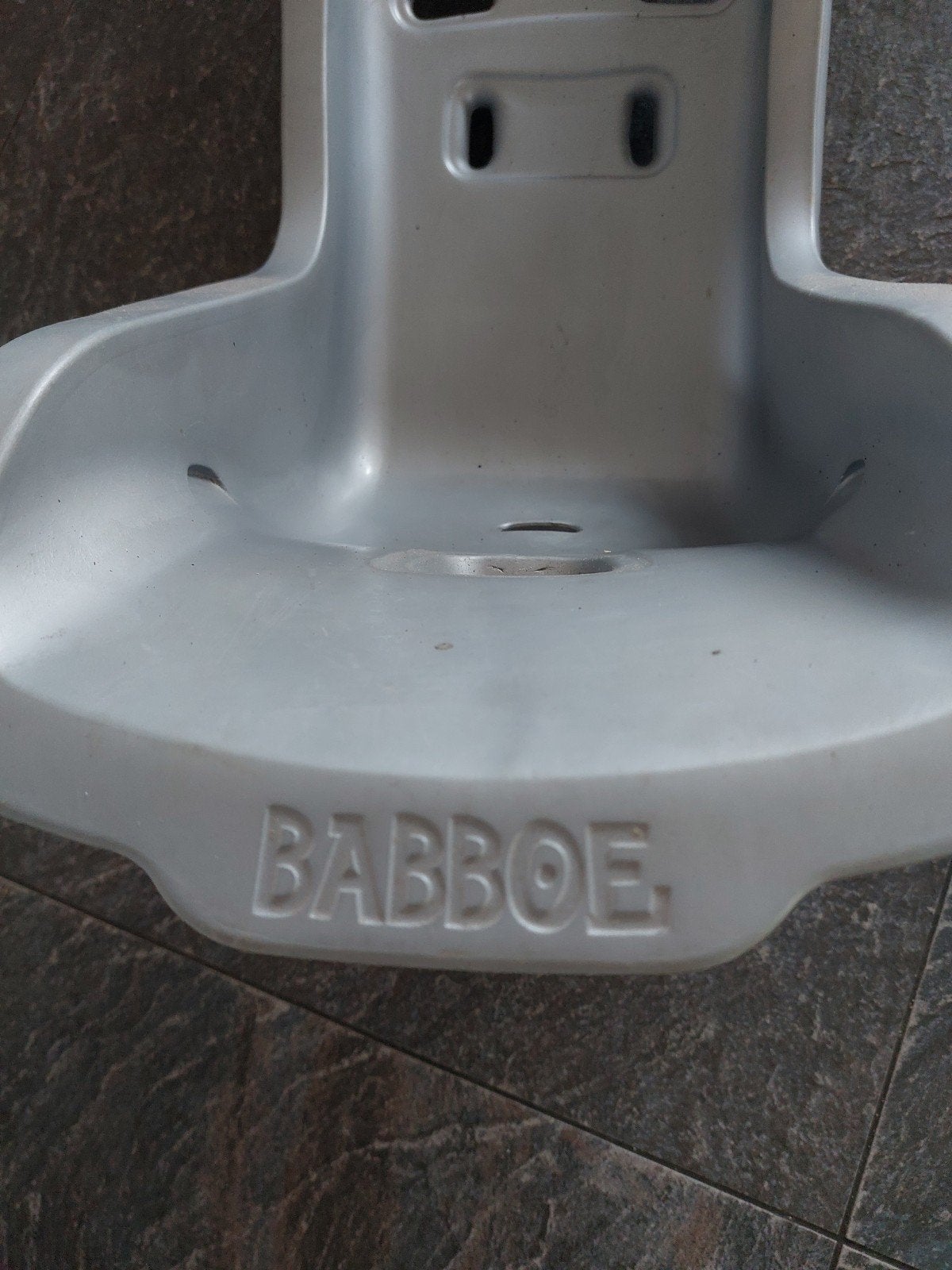 Babboe bakfiets zitje peuterschaal  - Grijs, Achterzitje, 15 t/m 36 kg, Ophalen of Verzenden, Gebruikt