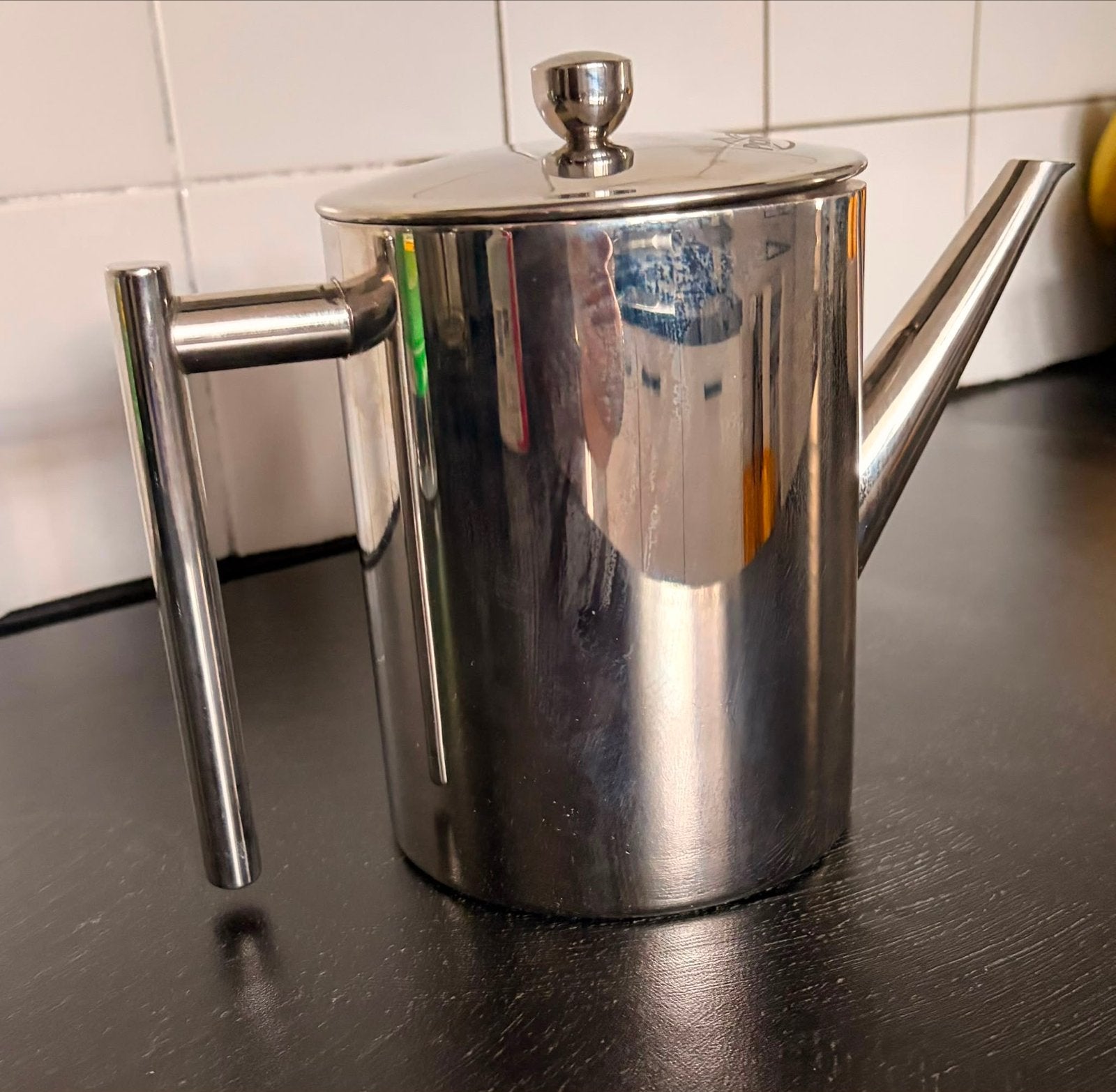Pickwick dubbelwandige theepot, Gebruikt, Zilver, Metaal, Overige merken