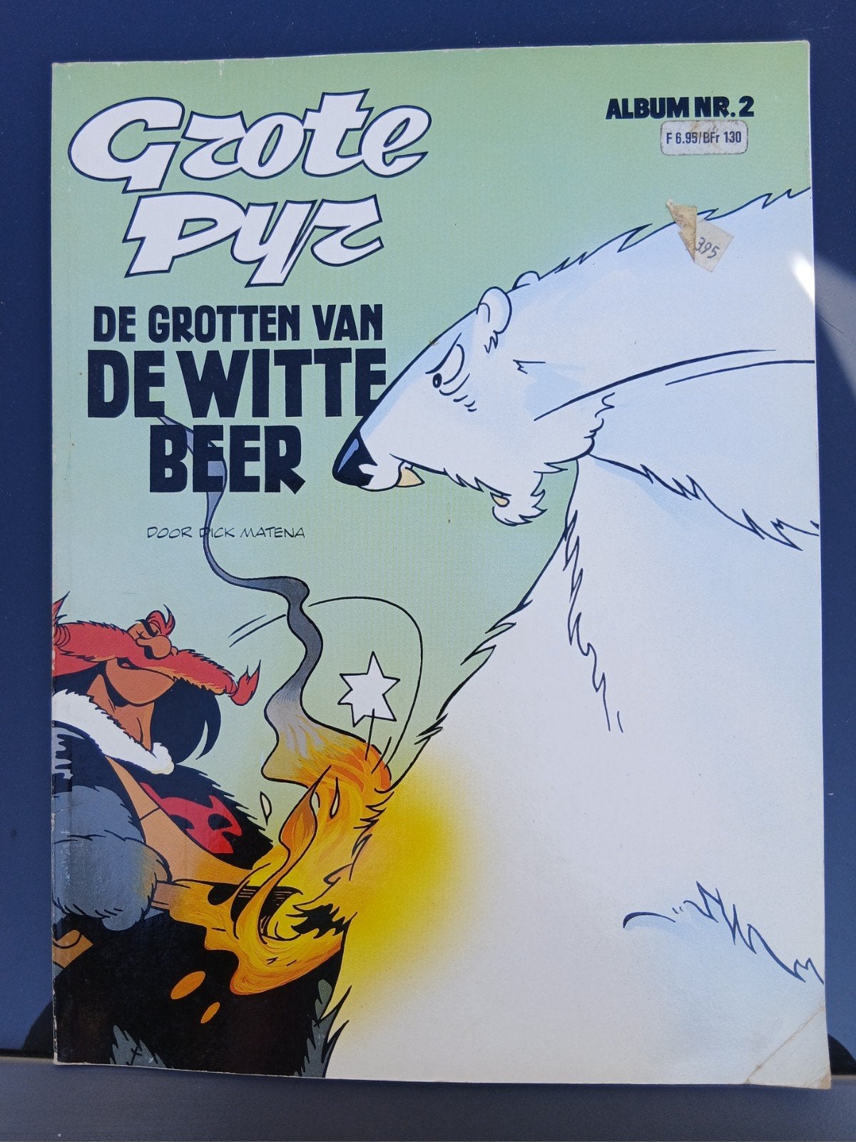 Grote Pyr: De Grotten van de Witte Beer.  Dick Matena., Gelezen, Eén stripboek, Ophalen of Verzenden, Dick Matena
