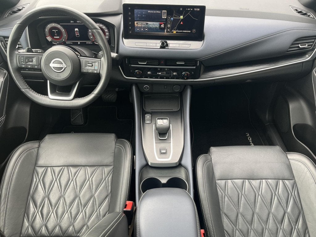 Nissan Qashqai 1.3 MHEV Xtronic Tekna Plus / Trekhaak (1.800, Auto's, Nissan, Euro 6, Qashqai, Automatische klimaatregeling, Zilver of Grijs