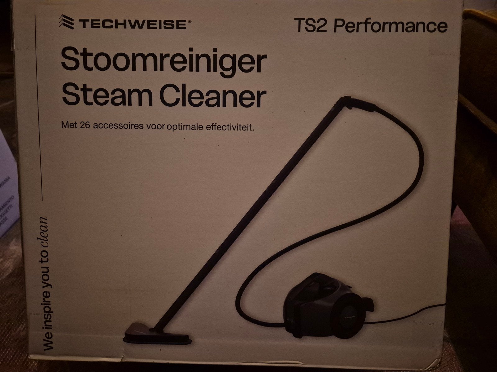 Nieuw in doos: Techweise TS2 Performance Stoomreiniger, Witgoed en Apparatuur, Stoomapparaten, Ophalen of Verzenden, Nieuw, Stoomreiniger