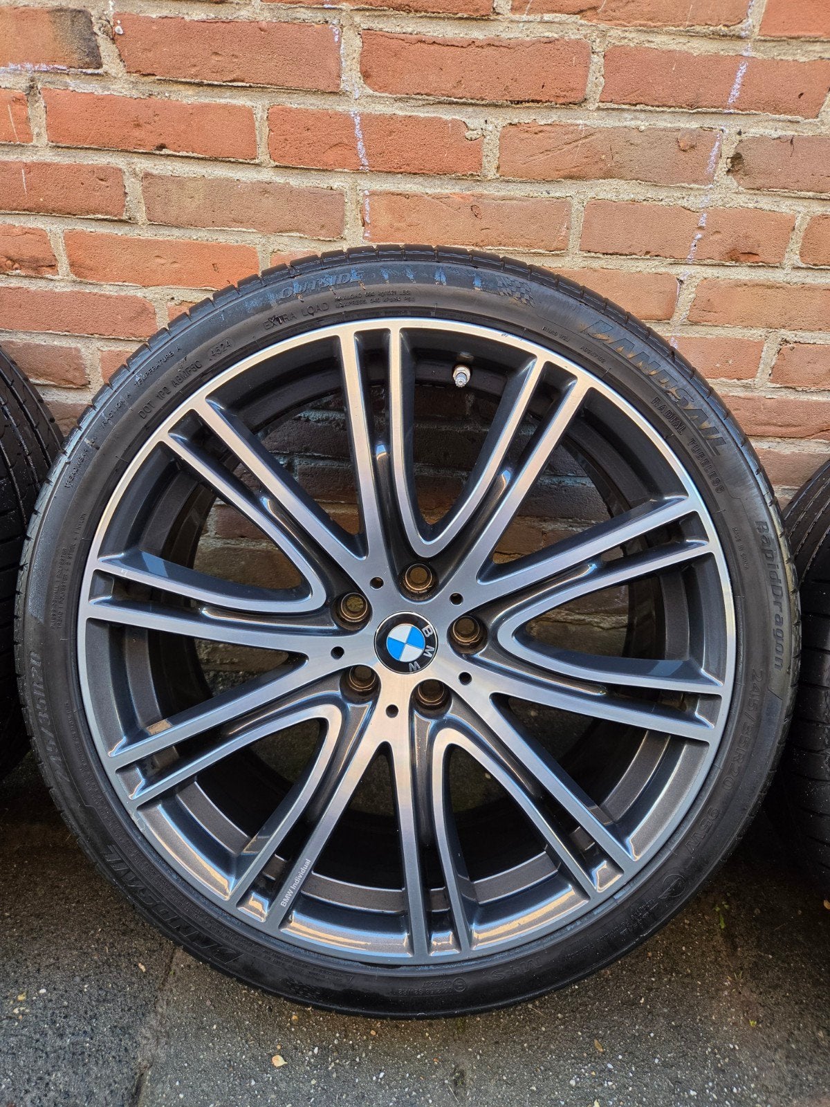 BMW 20 inch orginele Individual 759i velgen G30/G31, Auto-onderdelen, Ophalen, Banden en Velgen, Personenwagen, 20 inch