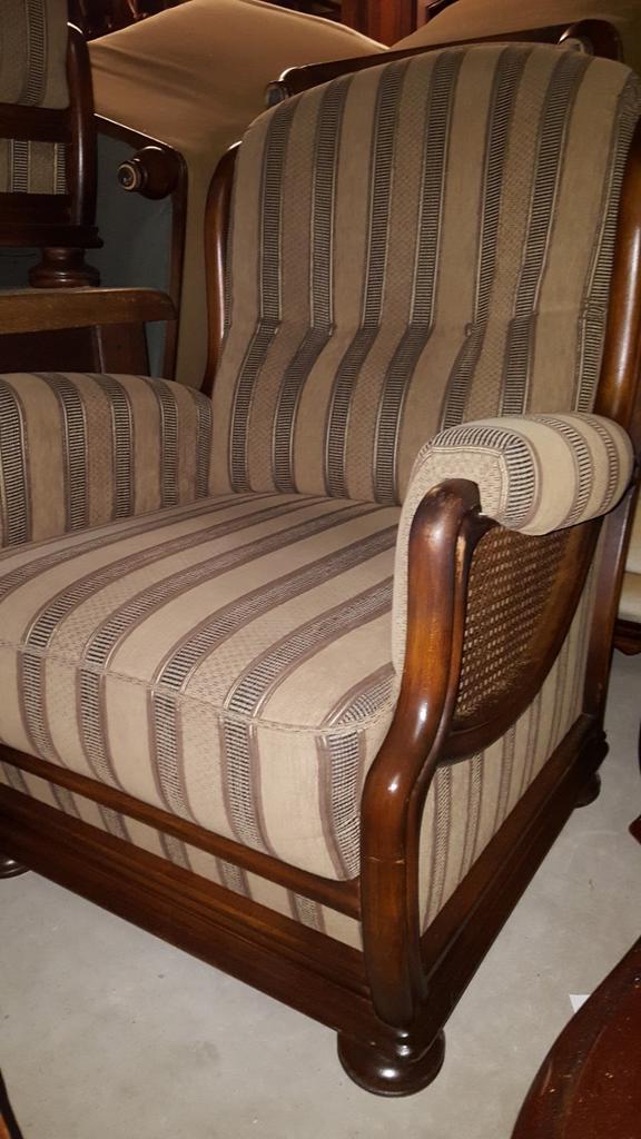 4 klassiek noten fauteuis, Huis en Inrichting, Fauteuils, Verzenden
