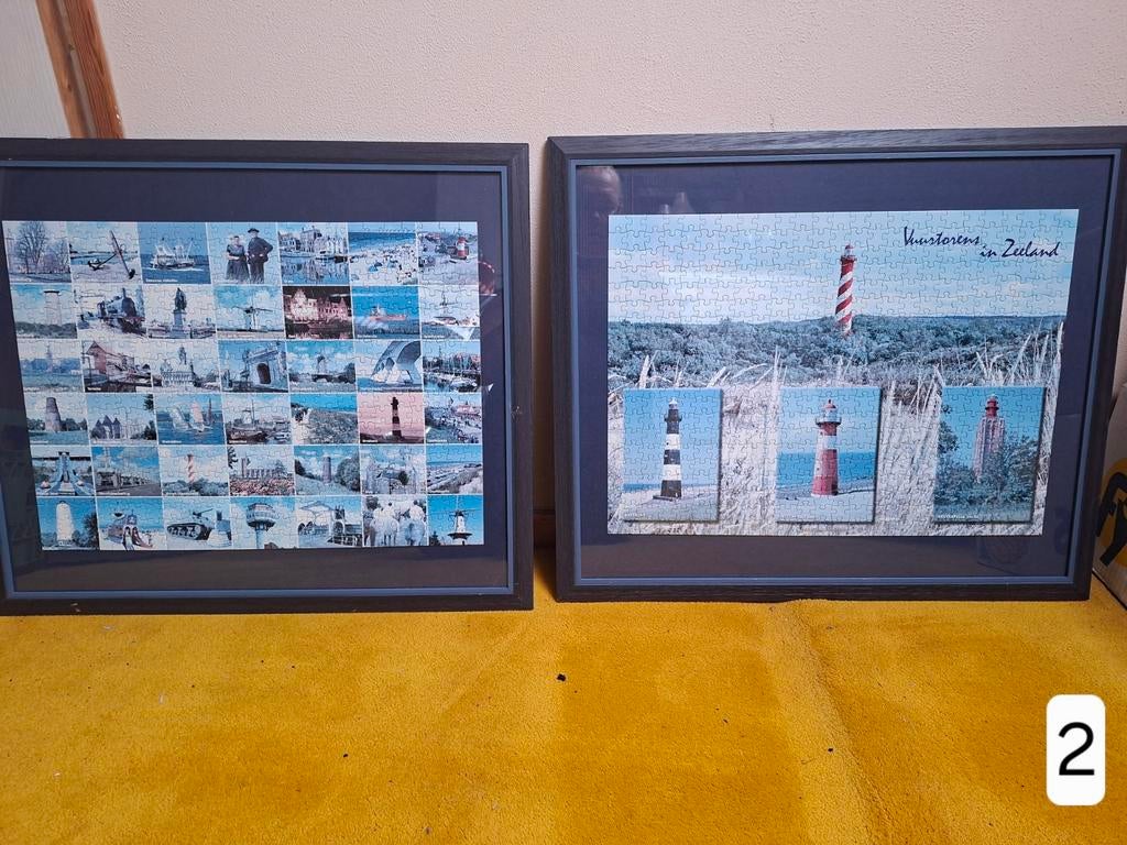 Fotolijsten met puzzels, Ophalen, 50 tot 75 cm, Schilderij, 50 tot 75 cm