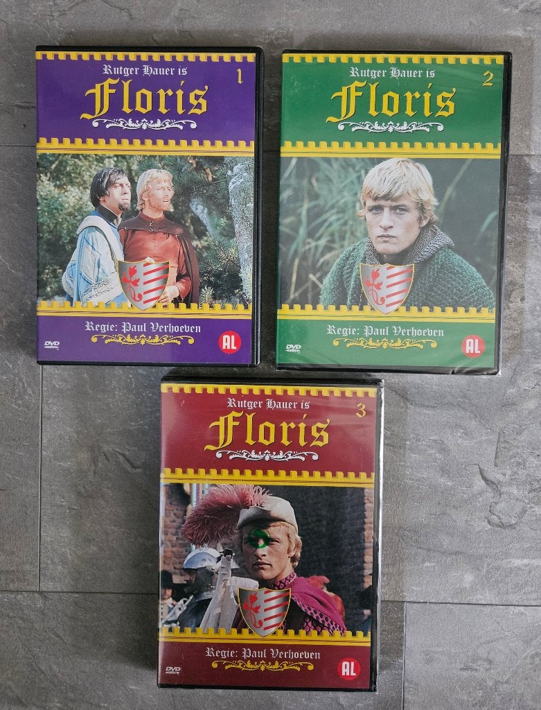 FLORIS (1969) TV Serie Klassieker met Rutger Hauer - 3 Dvd's, Alle leeftijden, Actie en Avontuur, Nieuw in verpakking, Complete serie