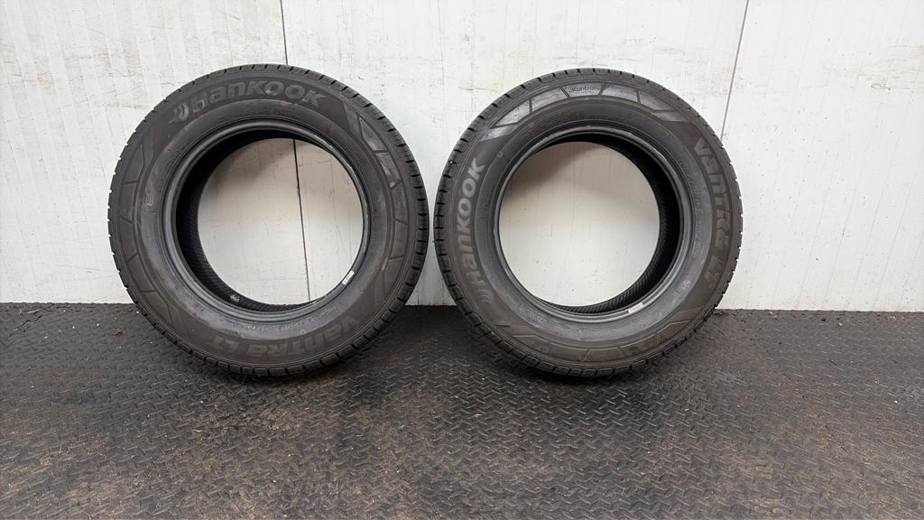 2x 195/70R15 104R 8mm Hankook Valtra LT Zomerbanden, Ophalen of Verzenden