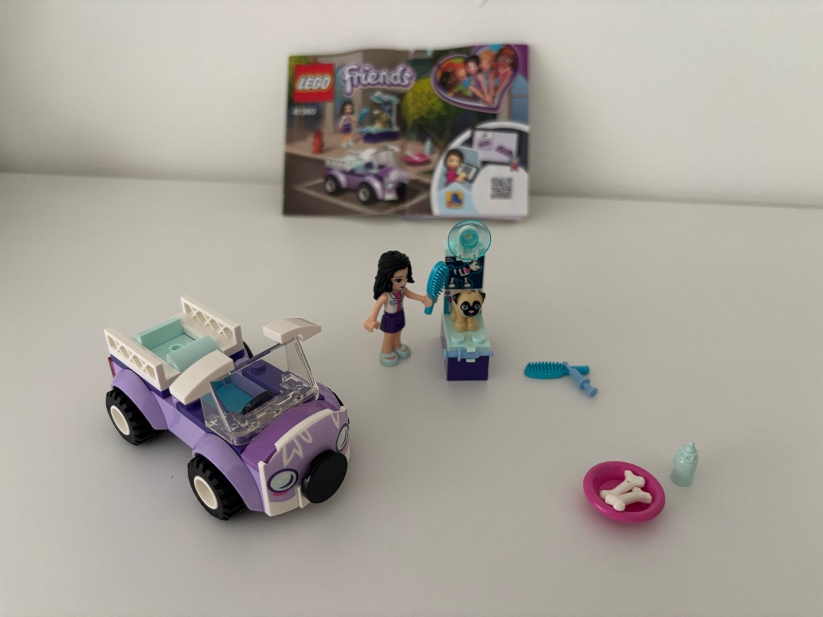 LEGO Friends 41360 Emma's Mobiele Dierenkliniek, Ophalen of Verzenden, Zo goed als nieuw, Overige merken