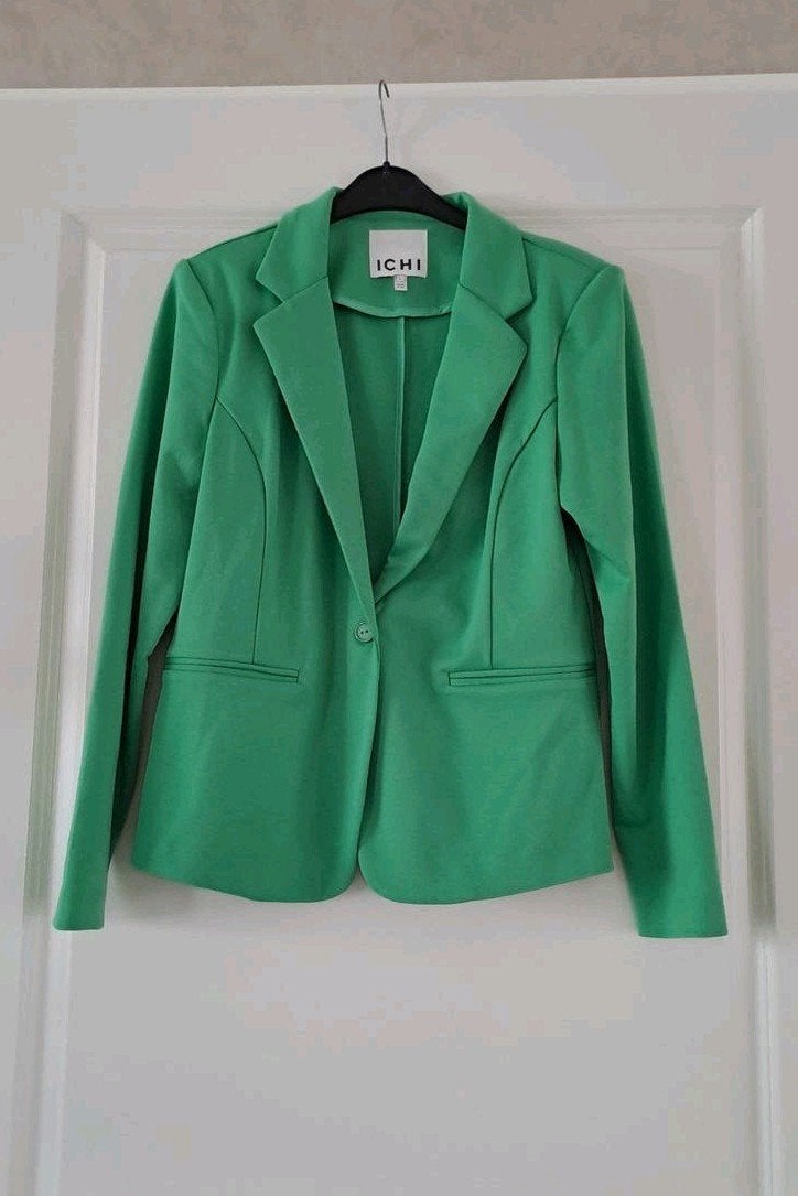 ICHI Groene Dames Blazer Maat L, Kleding | Dames, ICHI, Maat 42/44 (L), Ophalen of Verzenden, Zo goed als nieuw