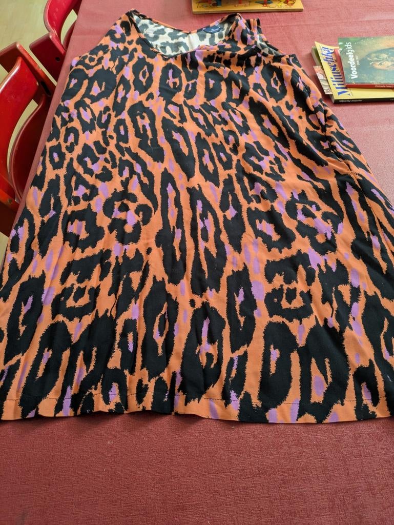 Laurason Leonard jurk- Oranje, Zwart, Paars, Kleding | Dames, Laurason, Maat 42/44 (L), Oranje, Ophalen of Verzenden