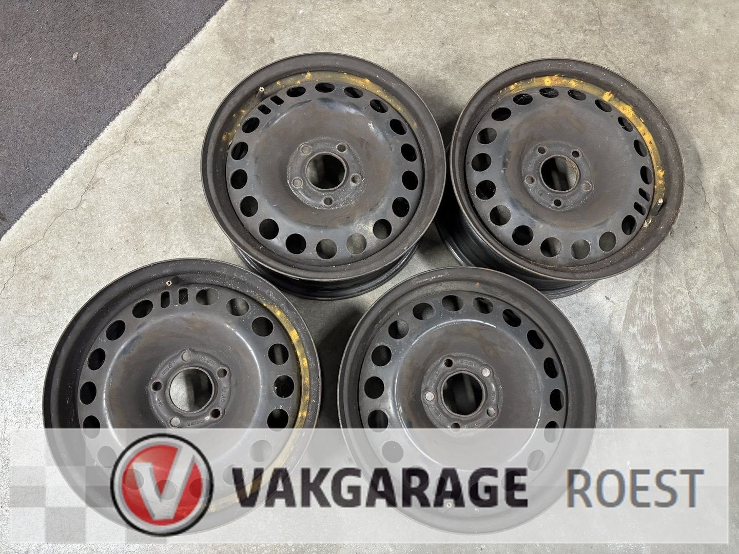 Set stalen velgen Opel 5x114,3 16 inch GM 13259235, Auto-onderdelen, Ophalen, Gebruikt, Velg(en), -