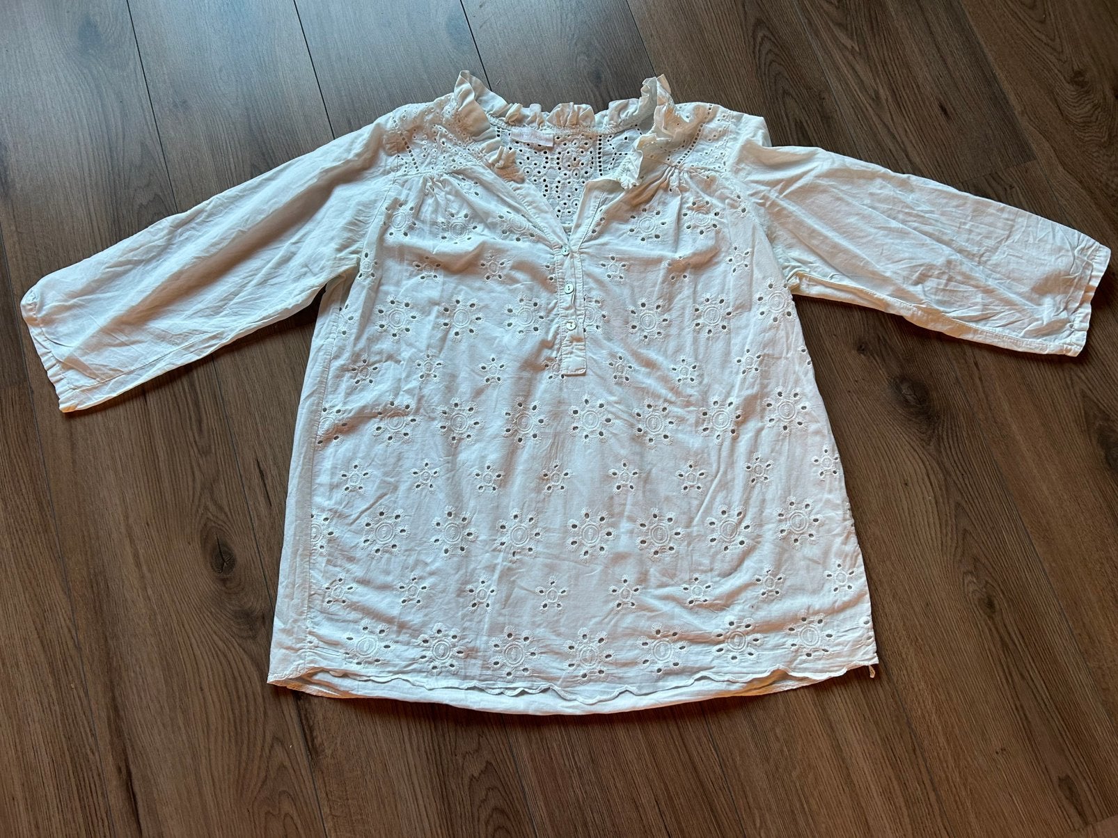 Paprika witte blouse maat 40, Ophalen of Verzenden, Gedragen, Maat 42/44 (L), Wit