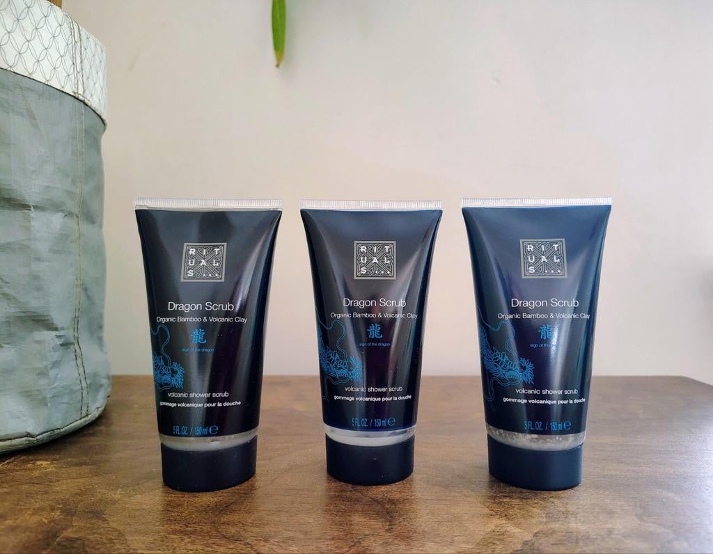 Nieuwe Rituals Dragon Mud scrub, 150 ML. Discontinued, Ophalen of Verzenden, Nieuw, Bad & Douche