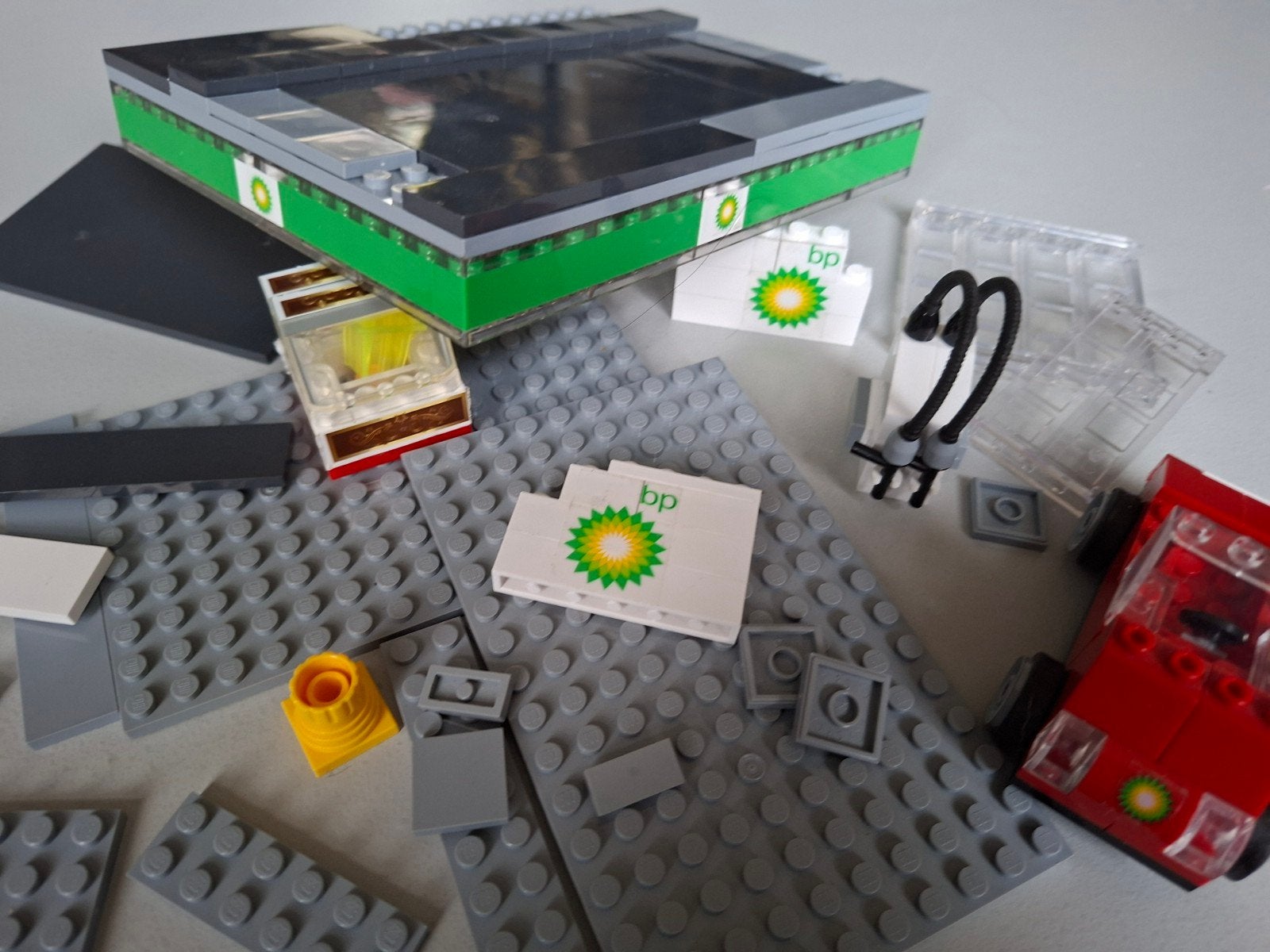Deel van Cobi's BP Tankstation en Auto Bouwset, Ophalen of Verzenden, Gebruikt, Overige merken