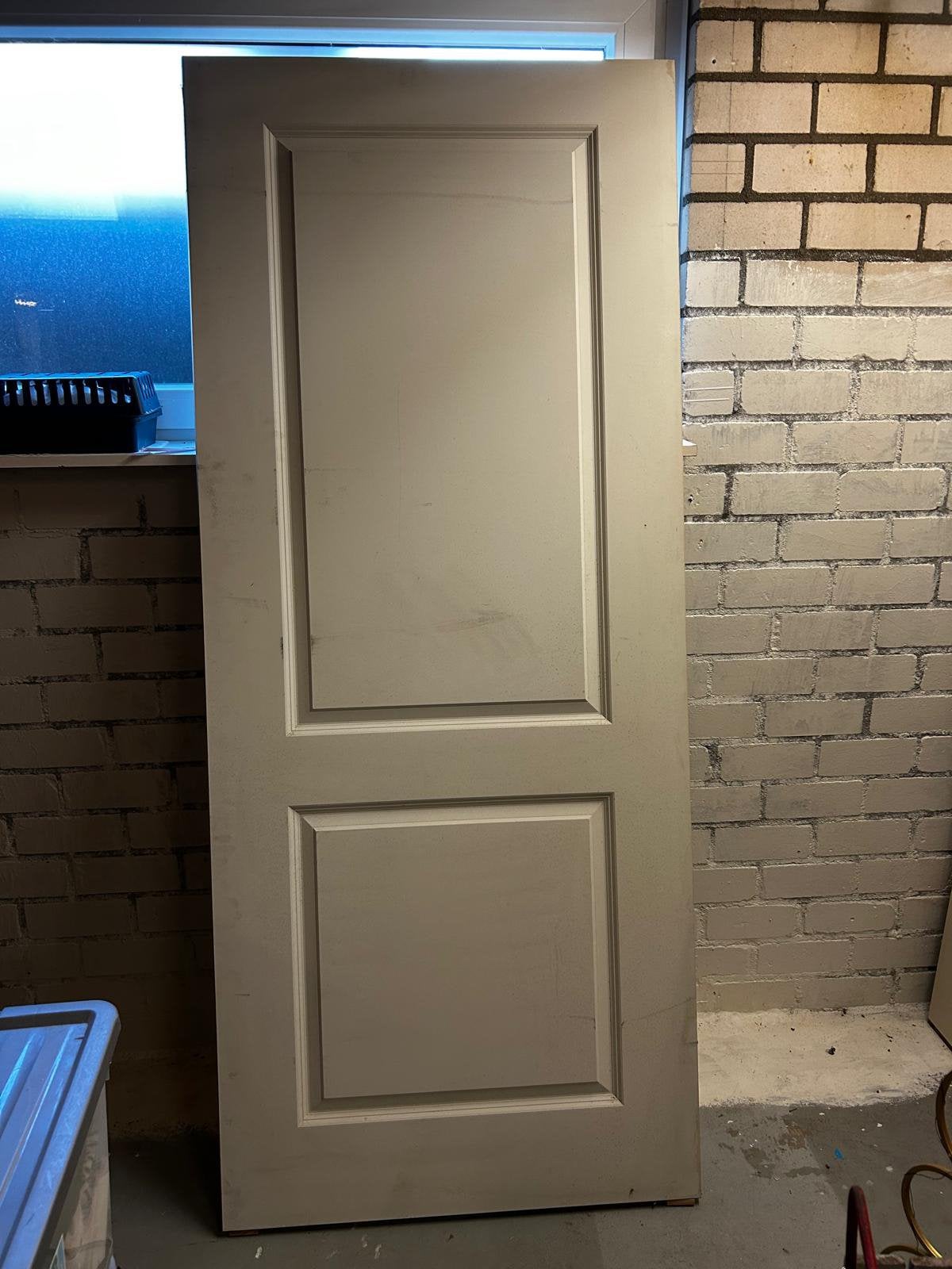 2 x Binnen deur opdek rechtdraaiend 201,5 x 83 cm €50 per 2, Doe-het-zelf en Verbouw, Ophalen, Nieuw, Binnendeur, 200 tot 215 cm
