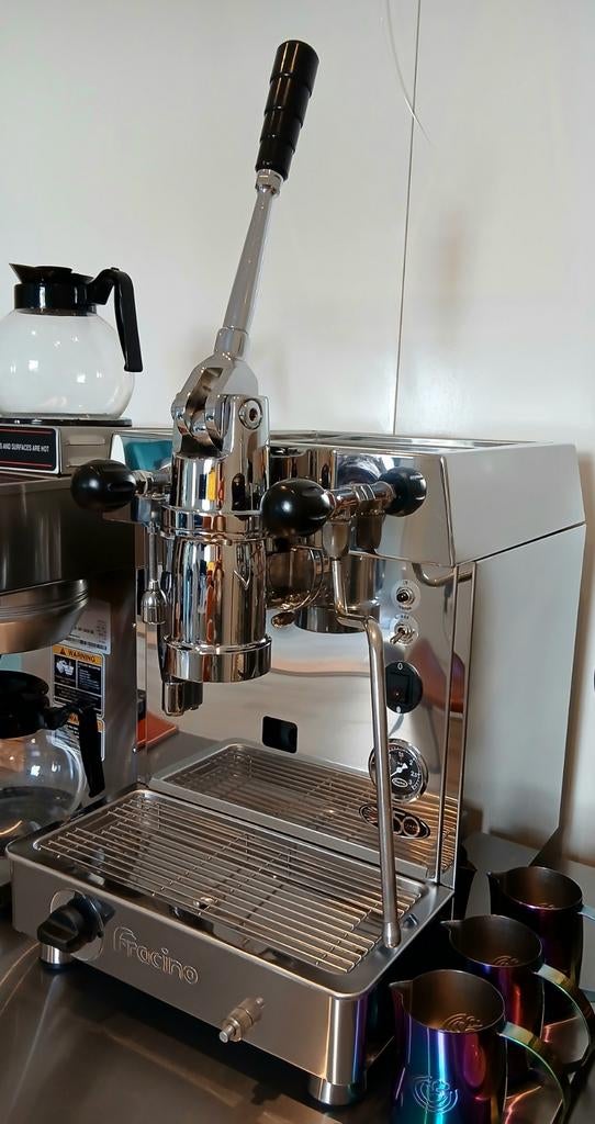 Fracino Espressomachine - Elektriciteit & Gas - Gereviseerd, Witgoed en Apparatuur, Koffiezetapparaten, 10 kopjes of meer, Ophalen