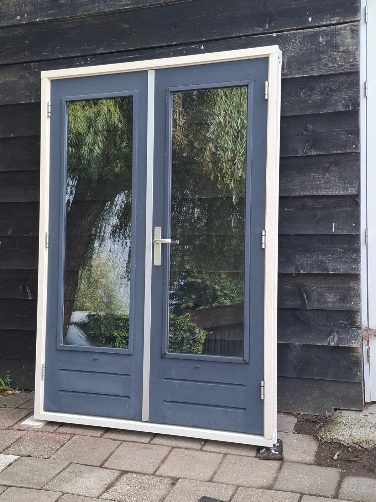 openslaande deuren. tuindeuren. terras deuren. pui, Ophalen, Deurkozijn, 225 cm of meer, Zo goed als nieuw