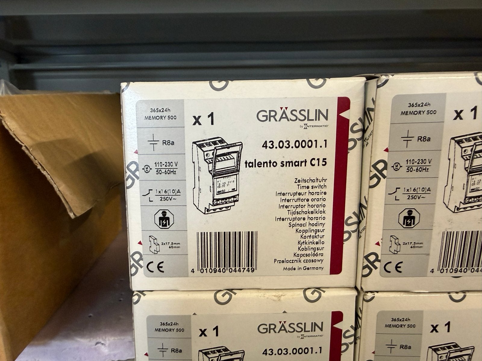 8x Grässlin talento smart C15 Tijdschakelaar, Ophalen of Verzenden, Nieuw, Overige merken, Overige typen