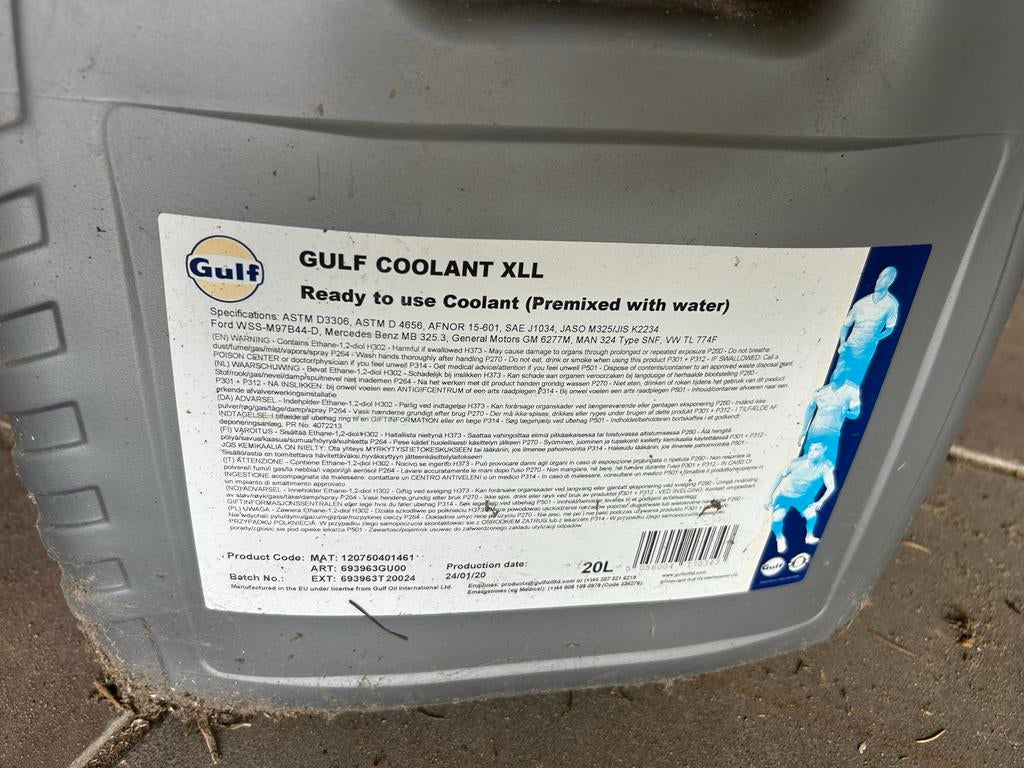 Gulf Koelvloeistof XLL 20L, Ophalen of Verzenden, Nieuw, Ford