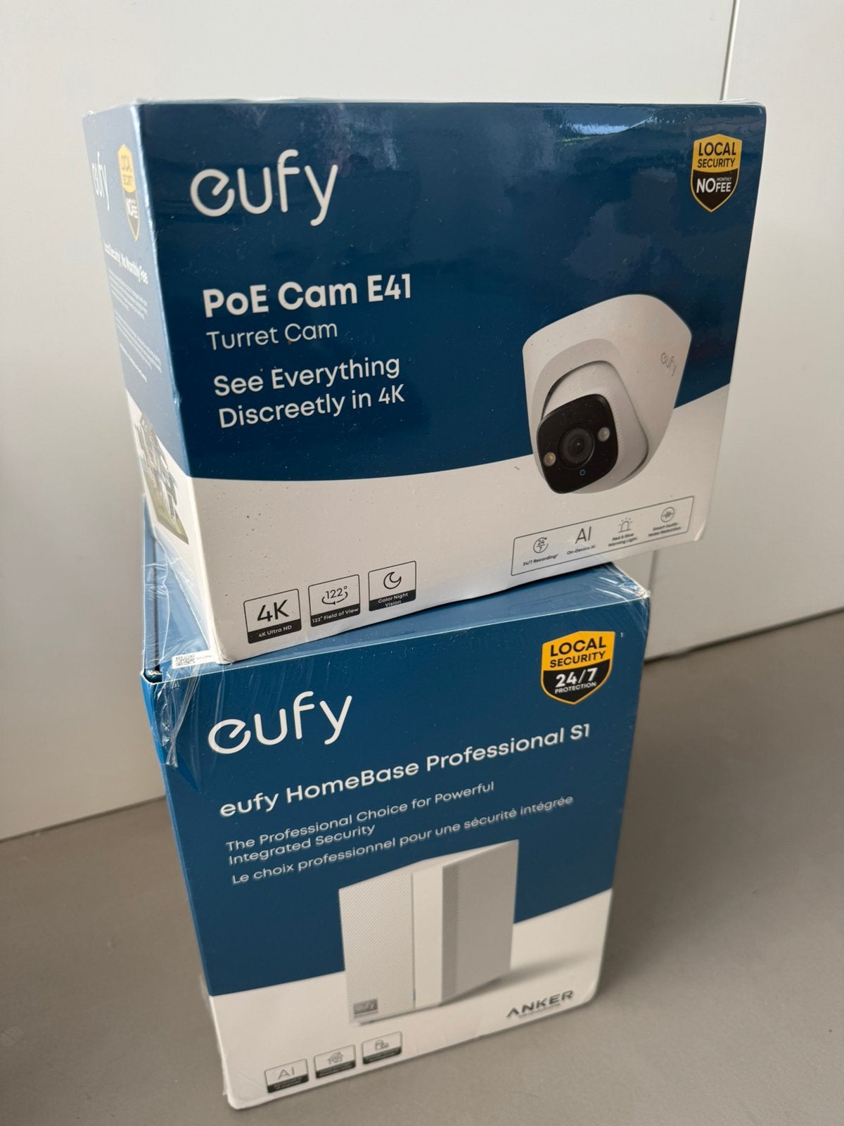 Eufy Homebase Professional S1 en PoE Turret Cam E41 - nieuw, Ophalen of Verzenden, Nieuw