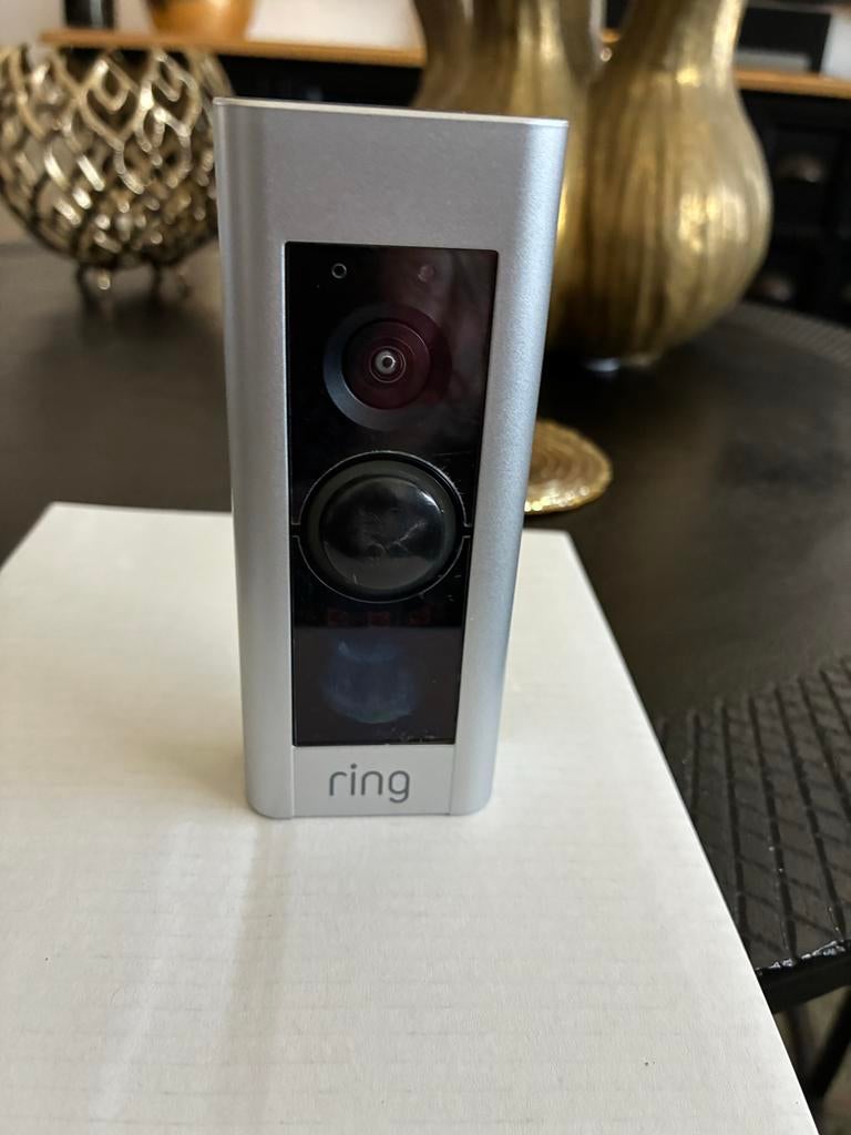 Ring Video Deurbel Pro met voeding, Ophalen of Verzenden, Zo goed als nieuw, Buitencamera
