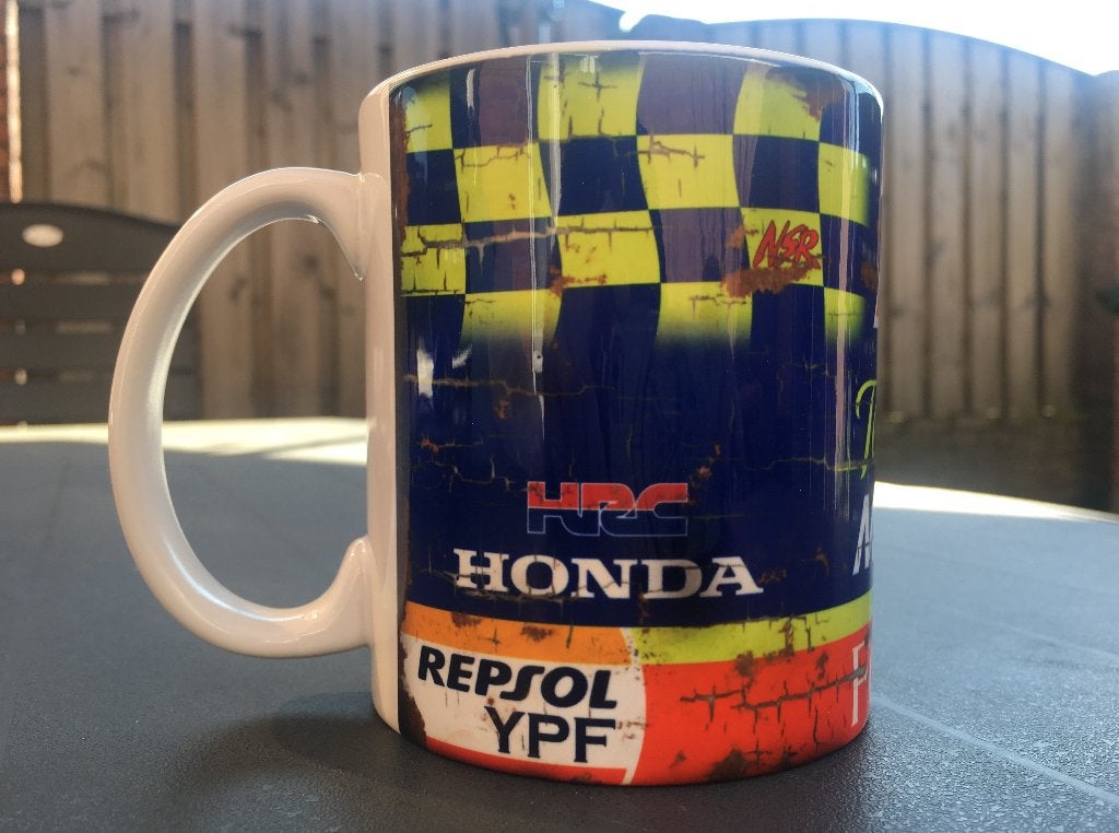 ✅ Daijiro Kato Honda mok Repsol Vintage olie Motorsport, Ophalen of Verzenden, Nieuw, Motoren