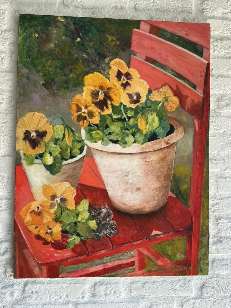 Beatrix Koning,  “ Violen”., Ophalen