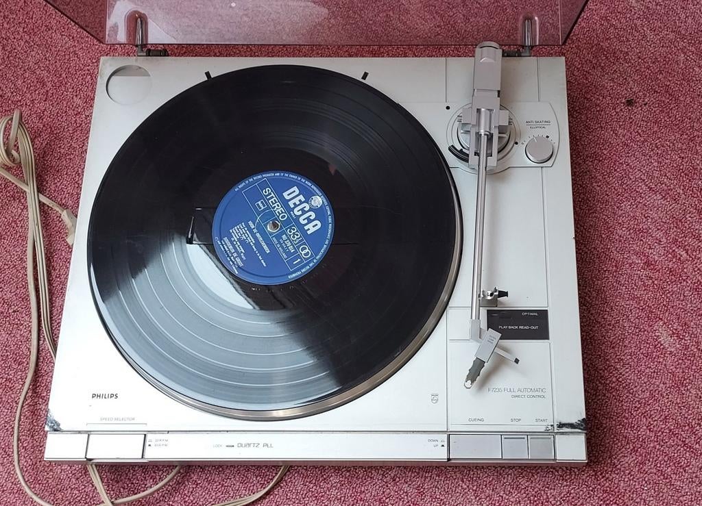 Platenspeler Philips F 7235 full automatic, Audio, Tv en Foto, Platenspelers, Ophalen, Philips
