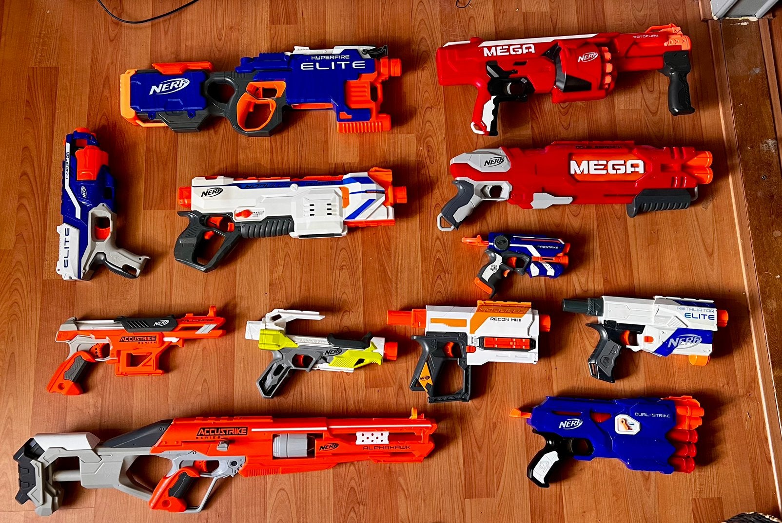Nerf guns, attachments en darts, Ophalen, Zo goed als nieuw