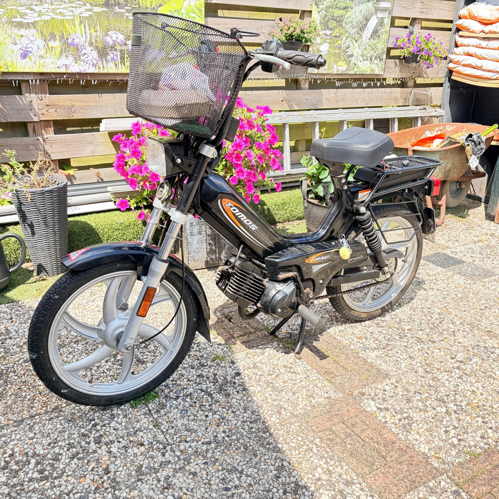 Tomos Revival Snorfiets - Zwart, Goede Staat, Fietsen en Brommers, Brommers | Tomos, Ophalen, Gebruikt, Maximaal 25 km/u, Revival