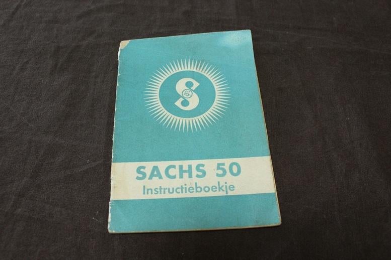 Sachs 50 1955 bromfiets instructie boekje 47cc 2, Ophalen of Verzenden, Gebruikt