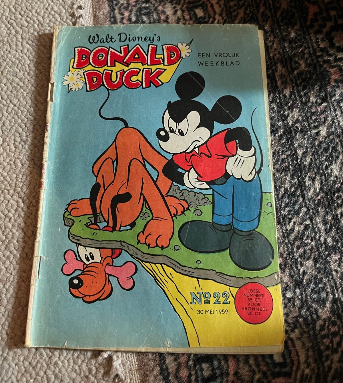 Donald Duck Weekblad Nr. 22 - 30 Mei 1959, Eén stripboek, Ophalen, Gelezen