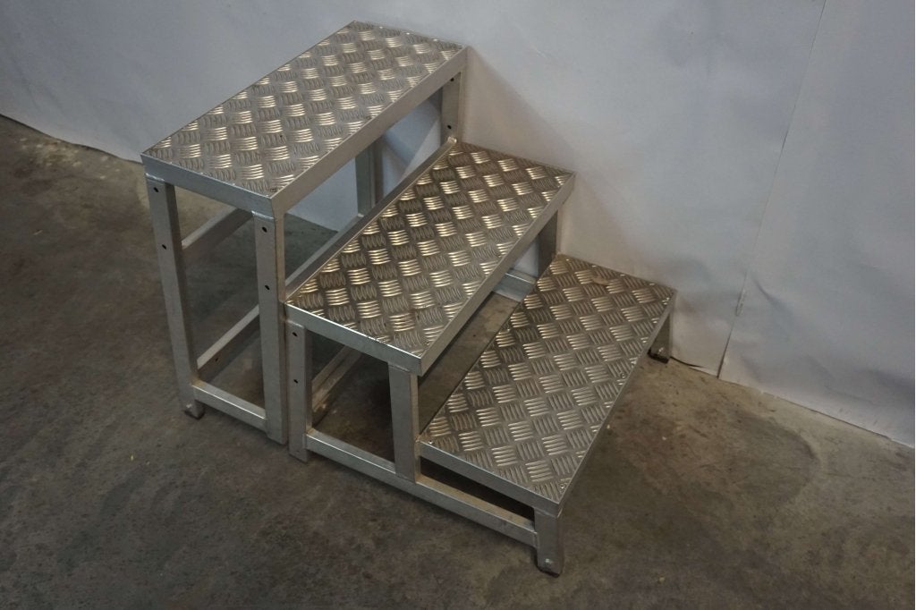 Zarges montagetrap podiumtrap trapje trap, Gebruikt, Trap, Niet ingevuld, Minder dan 2 meter