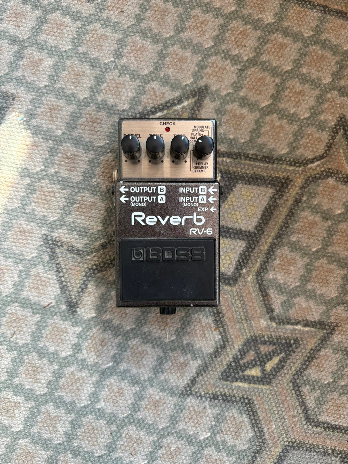 Boss RV-6 Digital Reverb, Ophalen of Verzenden, Zo goed als nieuw, Reverb